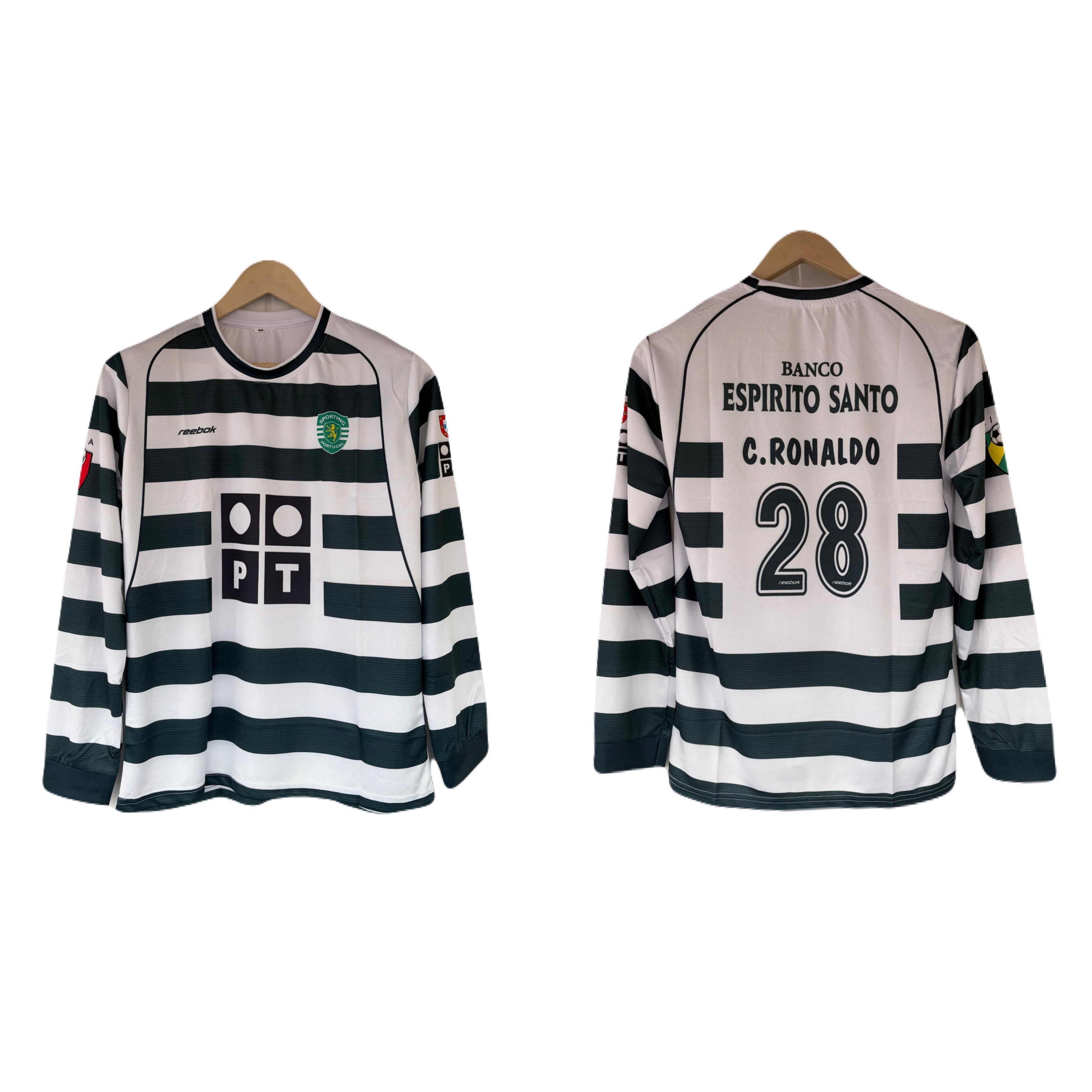 Sporting Ronaldo full sleeve sublimation jersey -  P1616 Ms Retro store