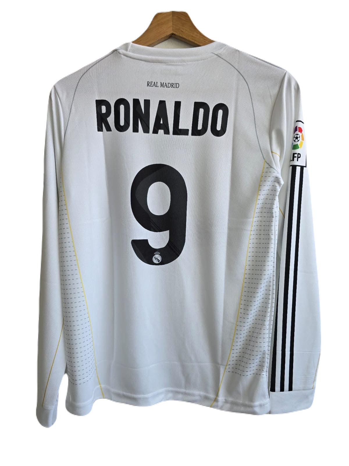Realmadrid 2009/10 home jersey full sleeve ronaldo  - P807 ms retro store