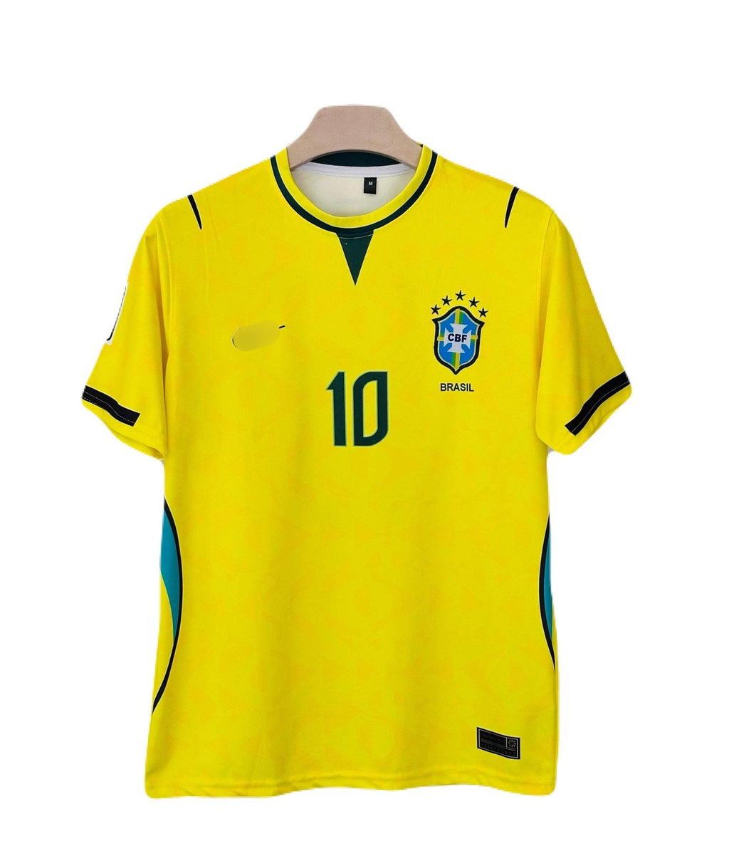 Neymar Brazil 2026 World Cup Home Jr Half sleeve jersey -