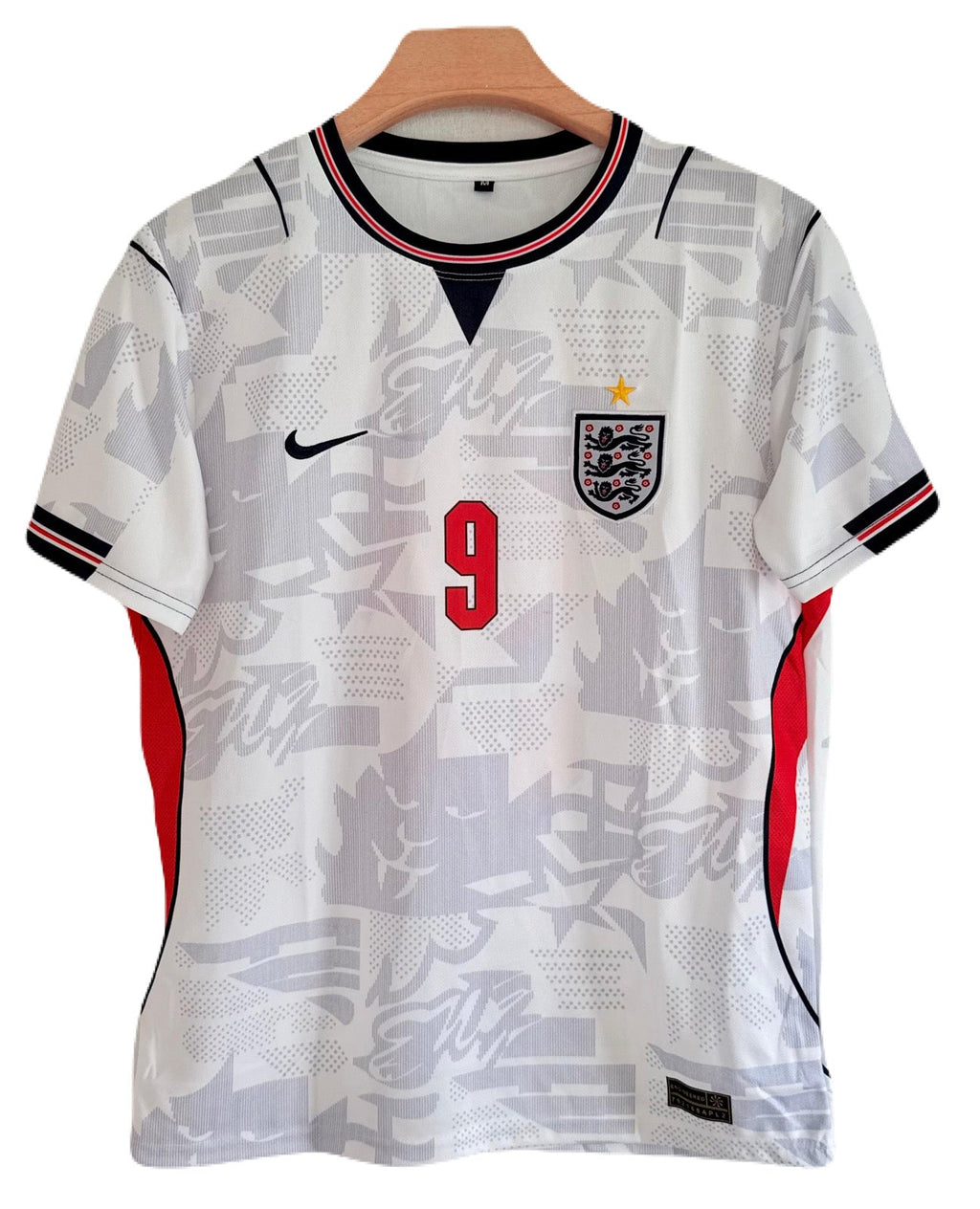 England 2026 World Cup Home kane Half Sleeve Embroidery Jersey - P1701 Ms Retro Store