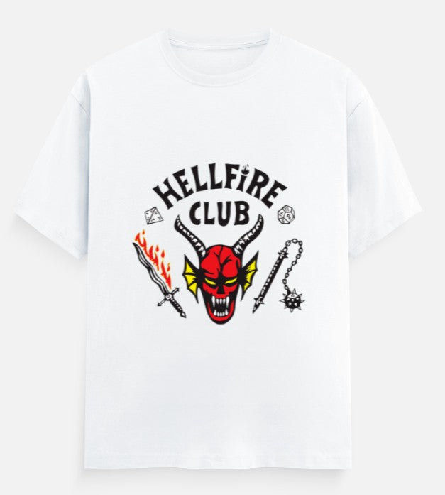 Classic stranger things hell fire Crew T-Shirt