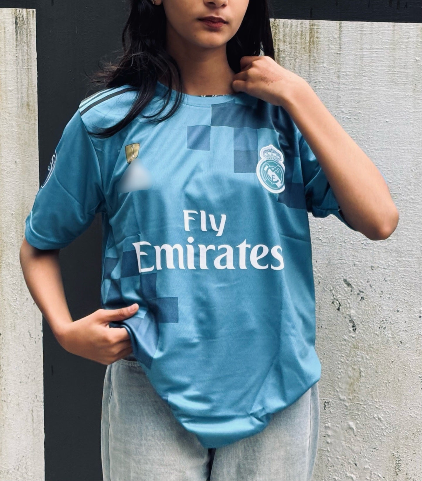 Realmadrid 2017/18 third kit full sleeve ronaldo P163 - ms retro store