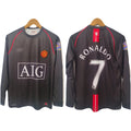 Ronaldo Manchester united 2008 black embroidery full sleeve P134 - ms retro store