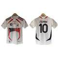 Zidane France 2006-07 Away Kit Half sleeve